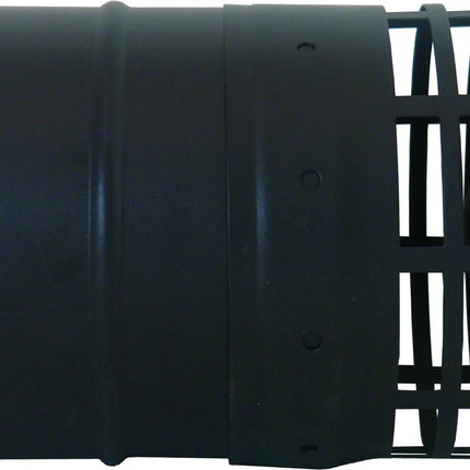 Ati - Terminale Ø80 Per Scarico Fumi Inox Per Tubo Inox Nero