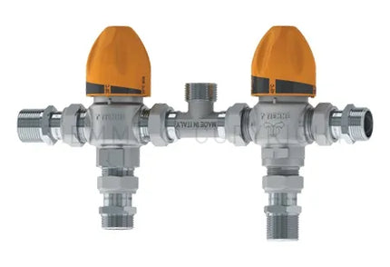 Tiemme - Kit Miscelatore/Deviatore 3/4" Per Impianti Solari Termici