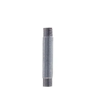 Tronchetto barilotto filettatura corta 1/2" 10 cm zincato