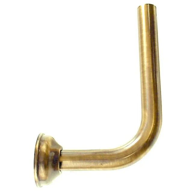Tubo 90° Ø30 Con Rosone - Colore: Oro