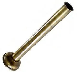 Tubo Con Paglietta Ø32 Con Rosone - Colore: Bronzo
