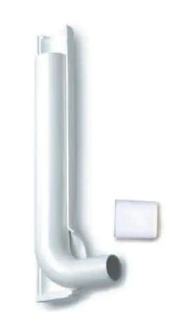 Pucciplast - Tubo Di Cacciata 35X11Cm  Ø50X40Mm Con Rivestimento E Tappo