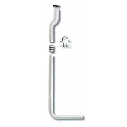 Pucciplast - Tubo A Mezza Altezza In Due Pezzi Con Manicotto - 99 X 25 Cm Ø50-32 Mm