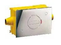 Bampi - Valvola Con Cassetta Ad Incasso + Placca Per Gas 3/4" Femmina - Femmina