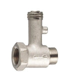 Porta&Bini - Valvola Di Sicurezza Scaldabagno Per Alta Pressione Da 1/2” Maschio/Femmina