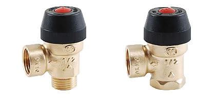 Officine rigamonti - valvola di sicurezza 2,5 bar maschio/femmina 1/2"