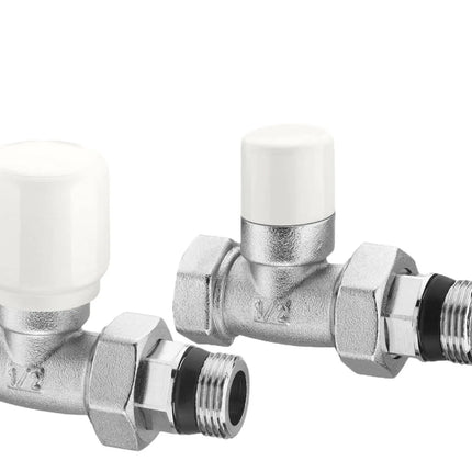 Arteclima - Valvola manuale + detentore da 3/8" attacchi dritti per tubi in ferro