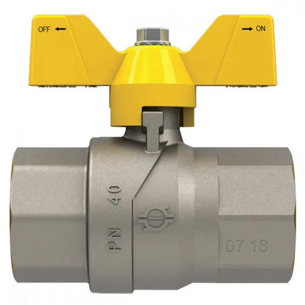 Valvola Gas Dritta A Farfalla Ff1/2"