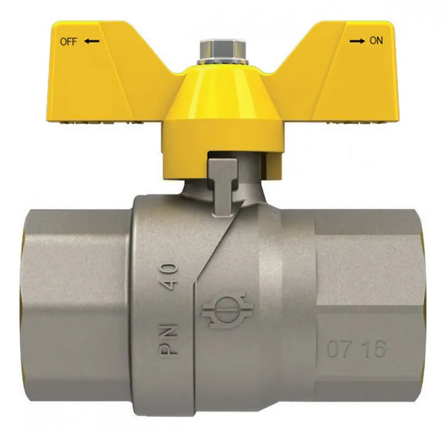 Valvola Gas Dritta A Farfalla Ff1/2"