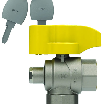 Fiv - Valvola Gas Squadra 3/4" Femmina/Femmina Con Presa Di Pressione E Chiave