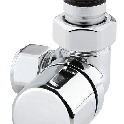 Arteclima - Valvola Termo Angolare 3/8" - Colore: Cromo - Versione: Destra