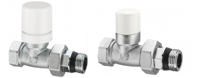 Arteclima - Valvola Termo + Detentore 3/8" Diritti Attacco Ferro