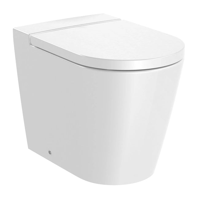 Roca - Vaso Filo Parete Porcellana Bianco - Serie: Inspira (Senza Coprivaso)