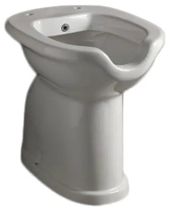 Vaso-Bidet Disabili Scarico A Terra in ceramica
