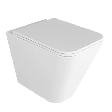 Azzurra - Vaso Filo Parete Porcellana Bianco - Serie: Build Easy Clean