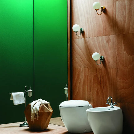 Azzurra - Bidet Filo Parete Porcellana Bianco - Serie: Mini Clas 05