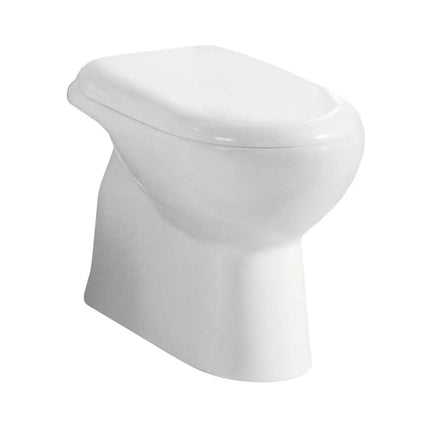 Azzurra - Vaso Scarico A Pavimento Porcellana Bianco - Serie: Diana (Senza Coprivaso)