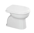 Azzurra - Vaso scarico a pavimento in ceramica bianco - Serie: Elios (senza copriwater)