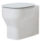 Azzurra - Vaso Filo Parete Porcellana Bianco - Serie: Glaze (Senza Coprivaso)