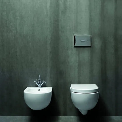 Azzurra - Bidet Sospeso Porcellana Bianco - Serie: Nuvola