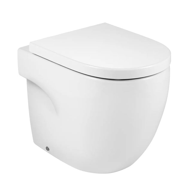 Roca - Vaso Filo Parete Porcellana Bianco - Serie: New Meridian (Senza Coprivaso)