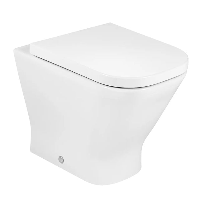 Roca - Vaso Filo Parete Porcellana Bianco - Serie: The Gap (Senza Coprivaso)