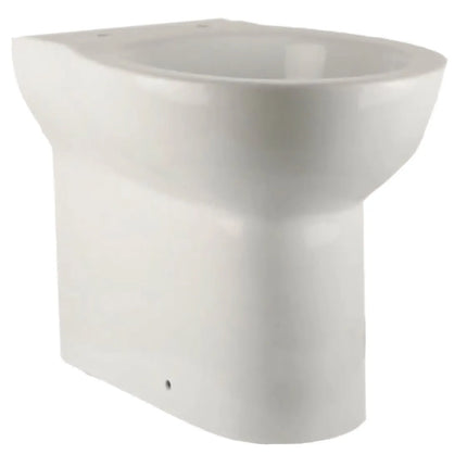 Azzurra - Vaso Filo Parete Porcellana Bianco - Serie: Fast (Senza Coprivaso)