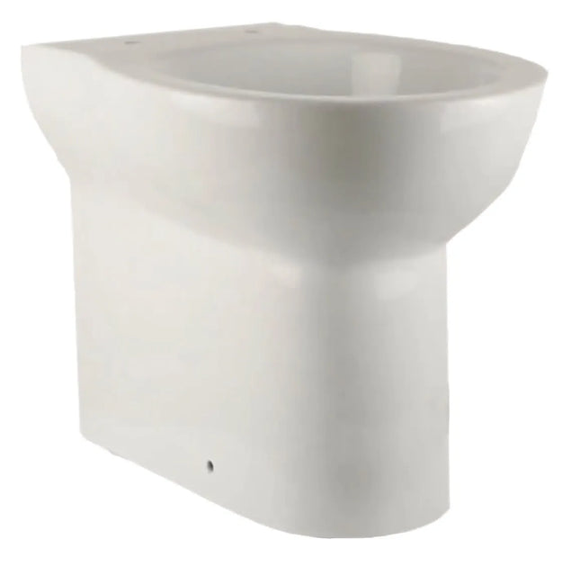 Azzurra - Vaso Filo Parete Porcellana Bianco - Serie: Fast (Senza Coprivaso)