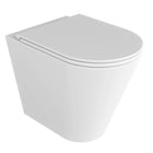 Azzurra - Vaso Filo Parete Porcellana Bianco Easy Clean - Serie: Forma