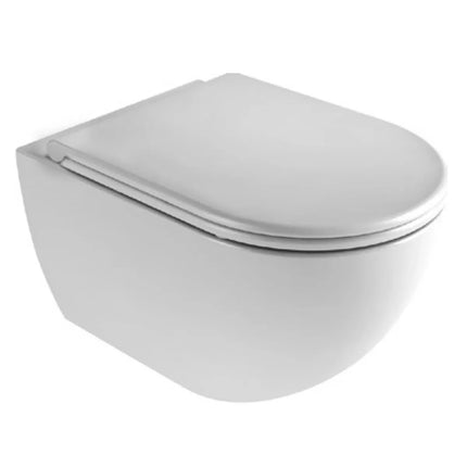 Azzurra - Vaso Sospeso Porcellana Bianco - Serie: Comoda (Senza Coprivaso)