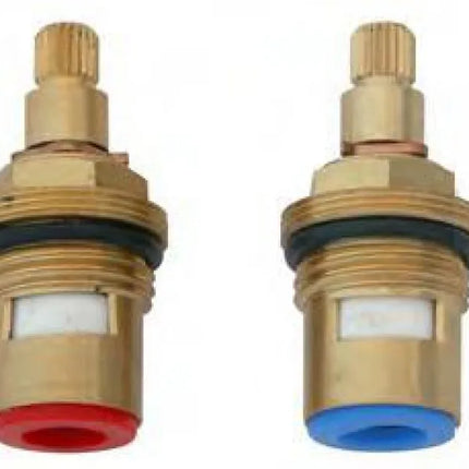 EURORAMA - Vitone Ceramico 90° destro da 1/2" - Colore: Blu