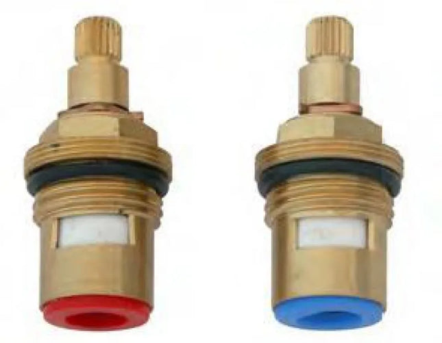 EURORAMA - Vitone Ceramico 90° destro da 1/2" - Colore: Blu