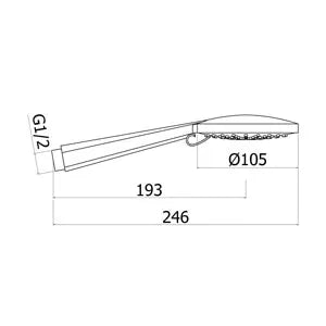 Paffoni - Doccetta Brio 4 Getti + Stop In Abs Cromato